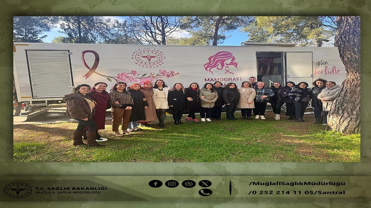 Muğla’da Mobil Kanser Tarama Aracı Hizmete Başladı